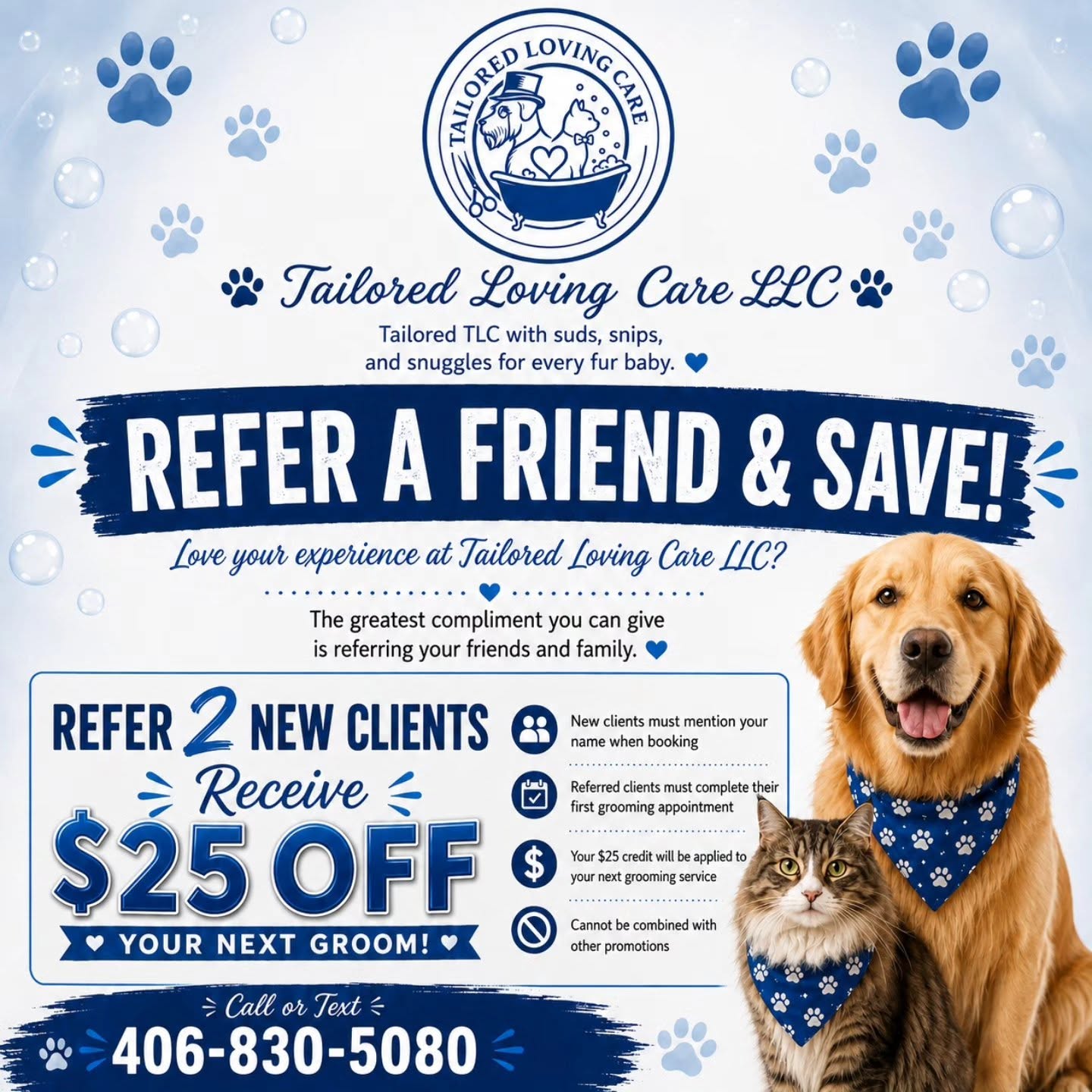 Tailored Loving Care refer a friend offer